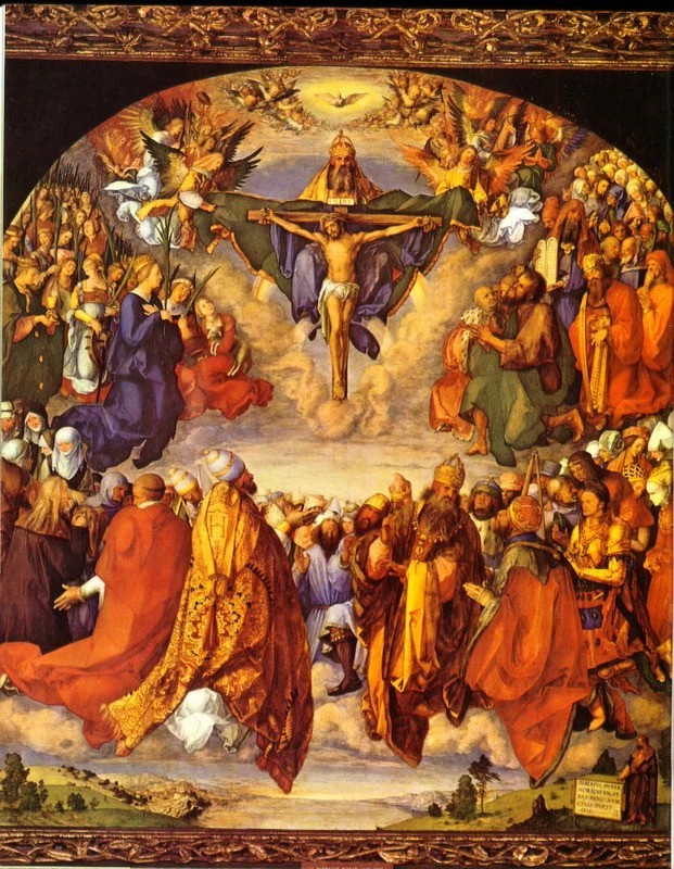 ADORATION OF THE TRINITY 8 x 10″ INCH Made in USA Satin PRINT