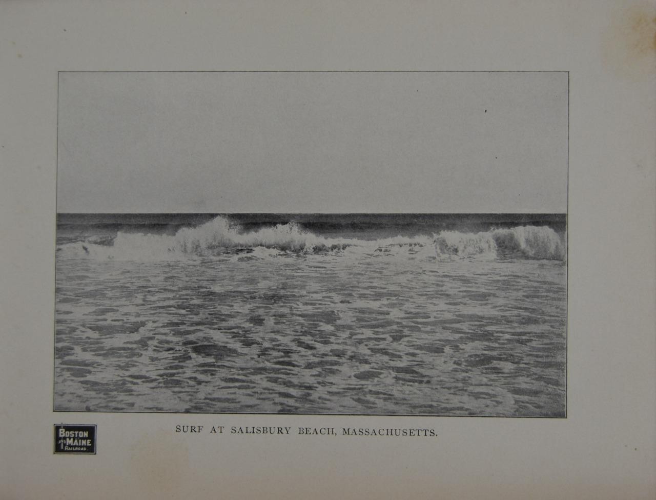 Antique Salisbury Beach Massachusetts Art Print 1902 Boston & Maine Rail Road
