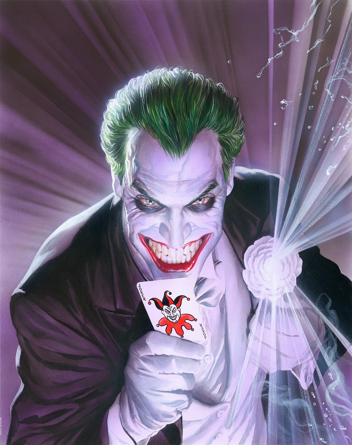Mythology Joker Alex Ross Print SIGNED DC Limited Edition Paper of 25 AP