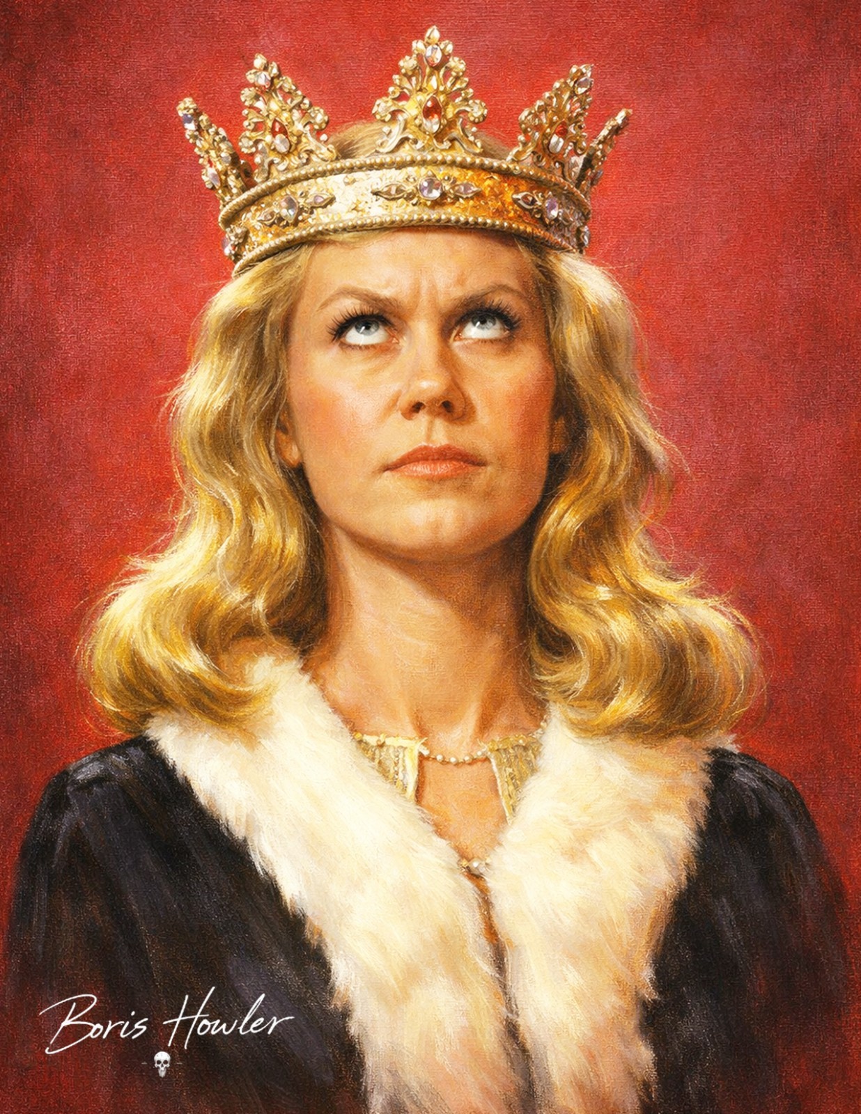 Boris Howler BEWITCHED “QUEEN OF WITCHES” 8.5X11 Art Print SIGNED CULT TV