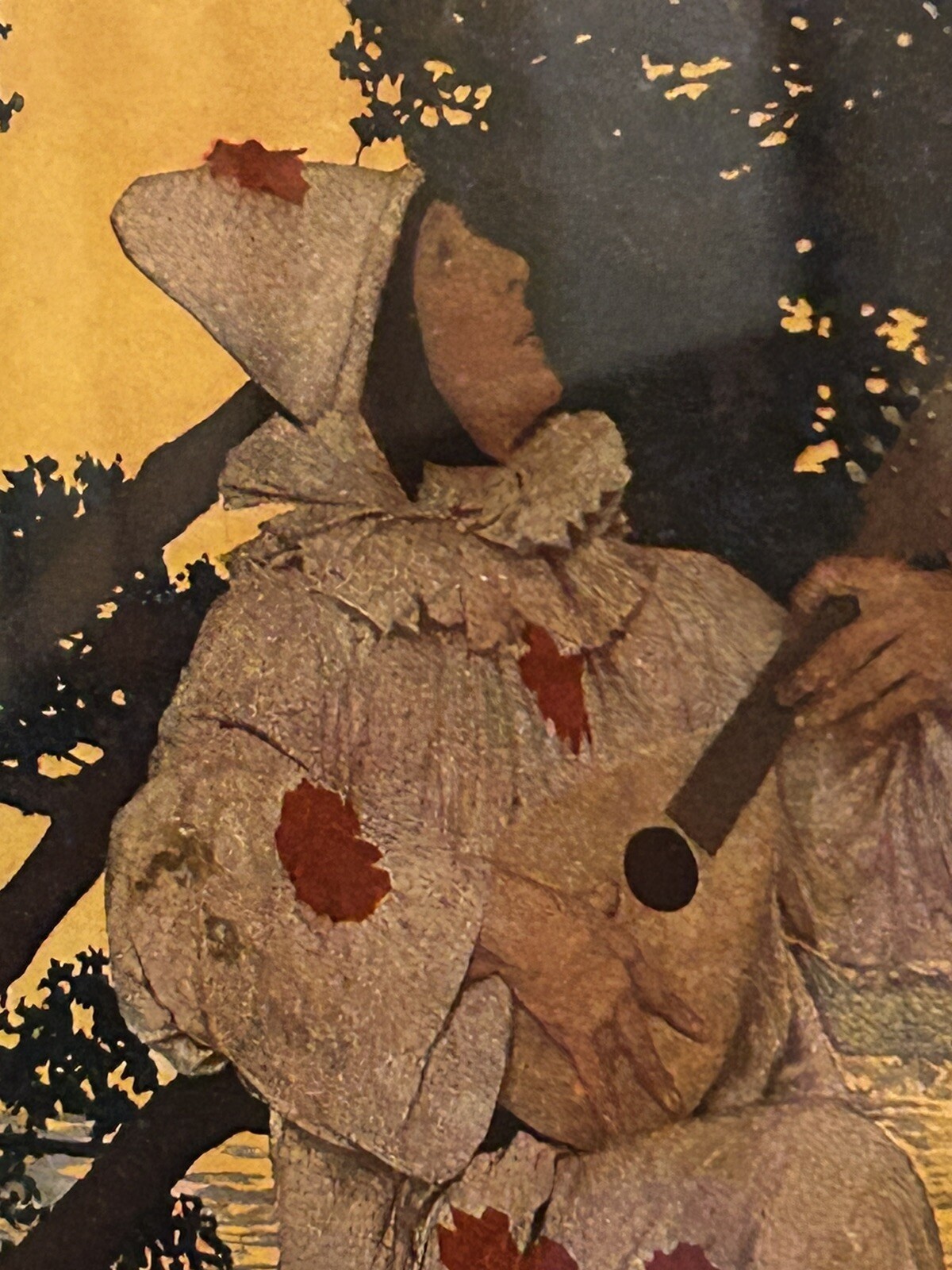 Framed Maxfield Parrish Vintage Print – Pierrot’s Serenade, circa 1960’s
