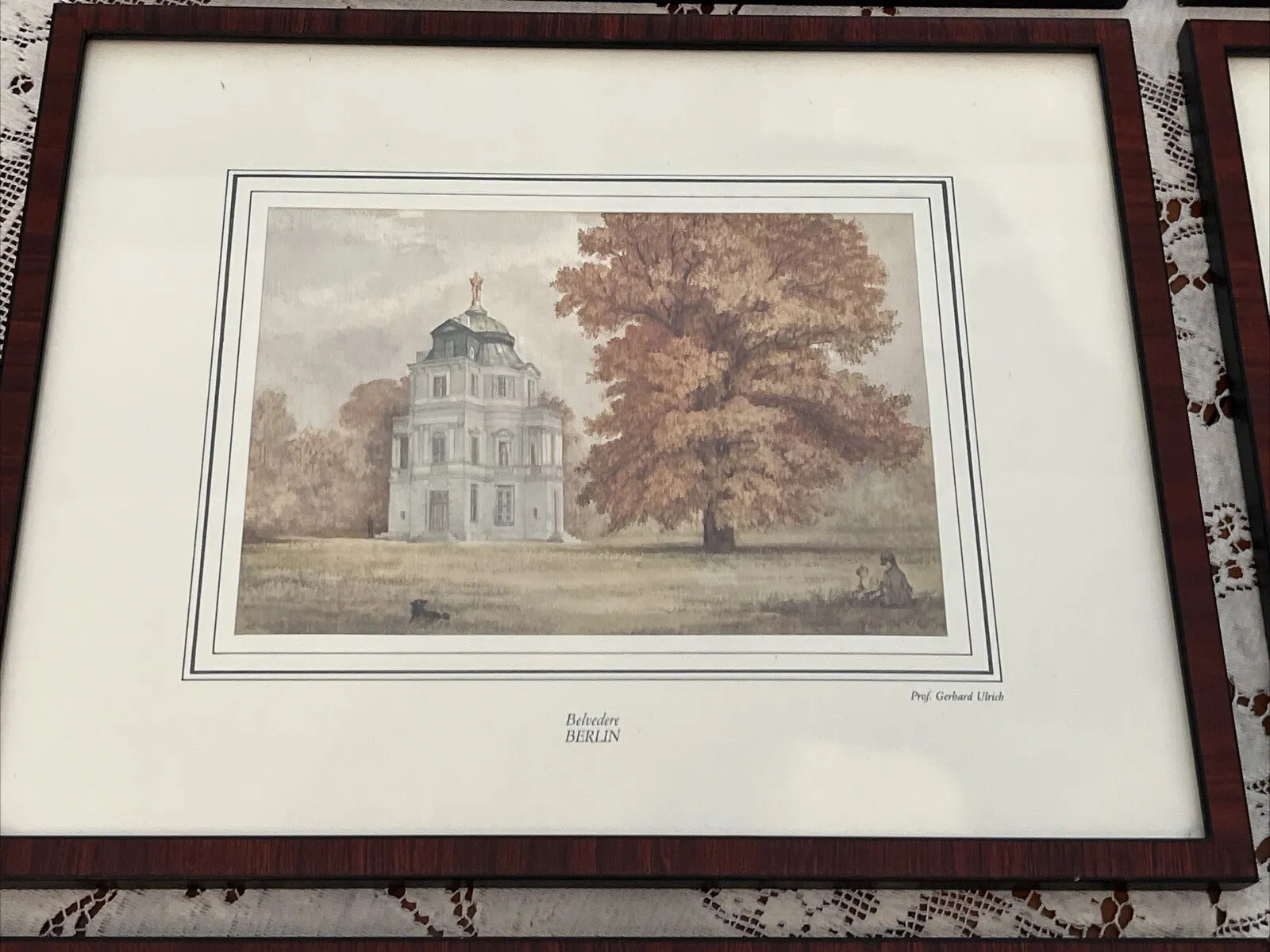 Prof. Gerhard Ulrich – Bundle 6x Art Prints – Framed – 1970s – Berlin