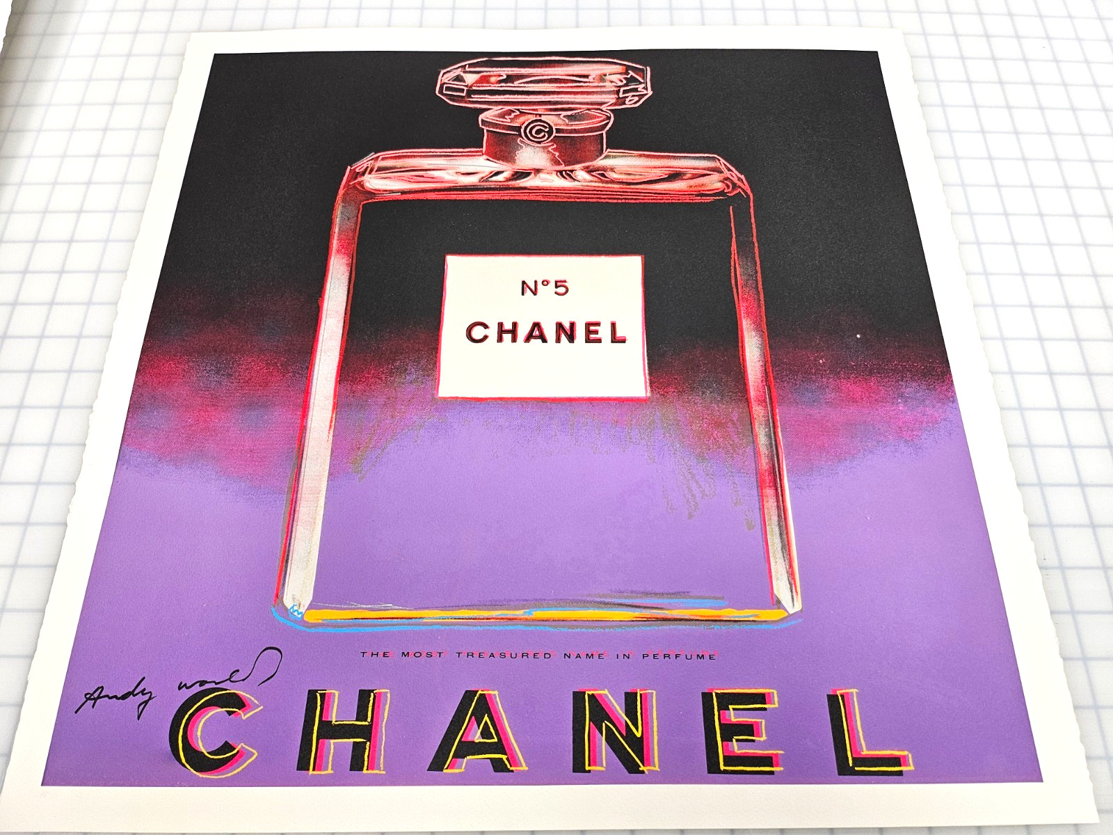 Andy Warhol Chanel Nº5 354 – 1985 Lt. Ed. print signed numbered