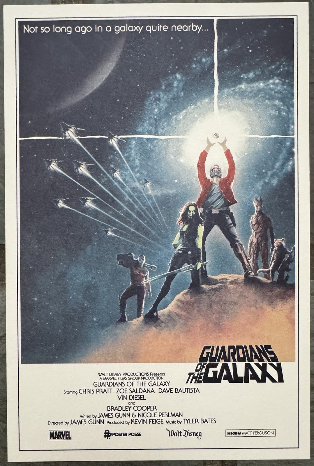 Matt Ferguson Guardians Of The Galaxy – Vice press Open House 6×9 Set