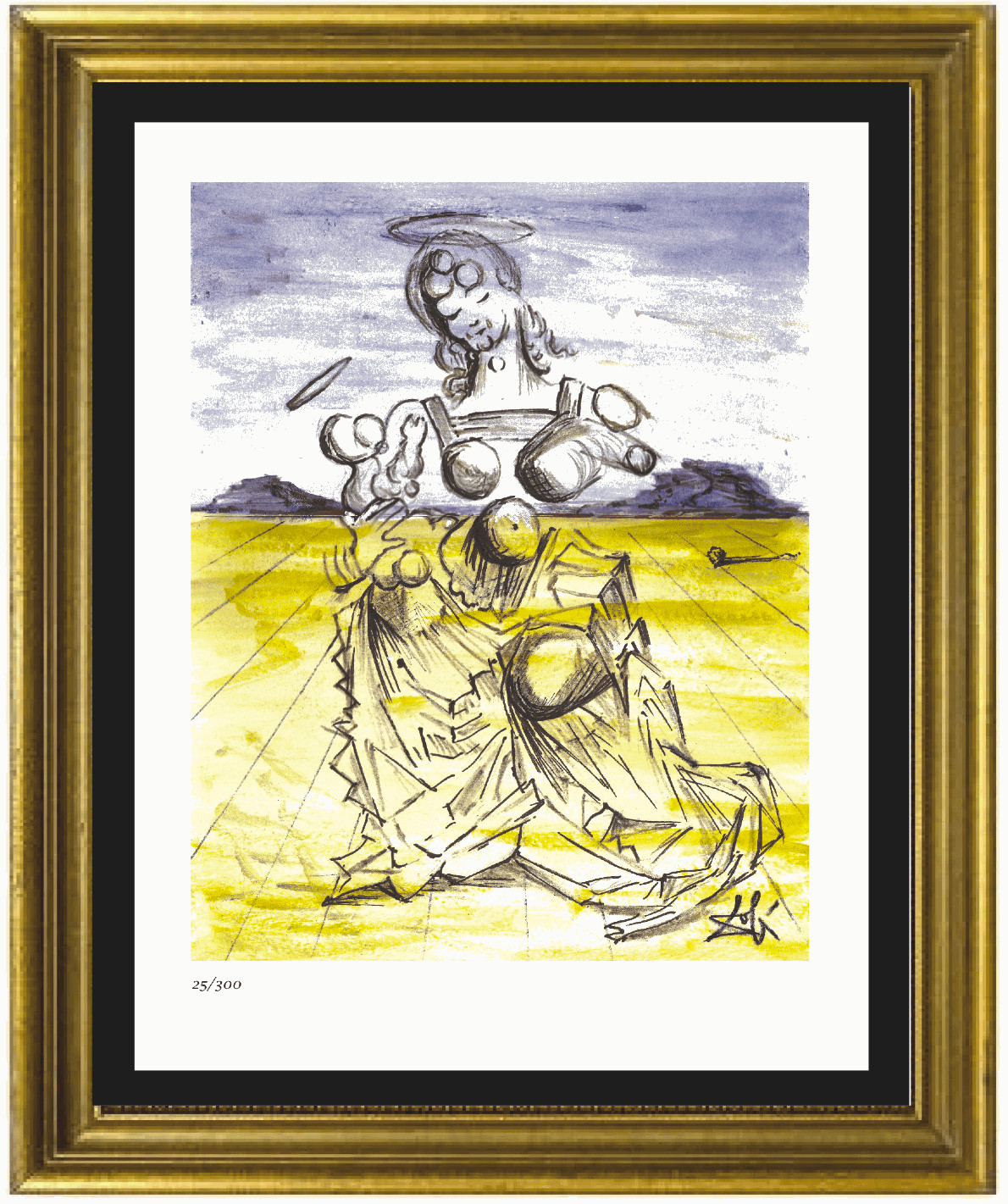 Salvador Dali “Mother and Child” Signed & Hand-Numbered Ltd Ed Print (unframed)