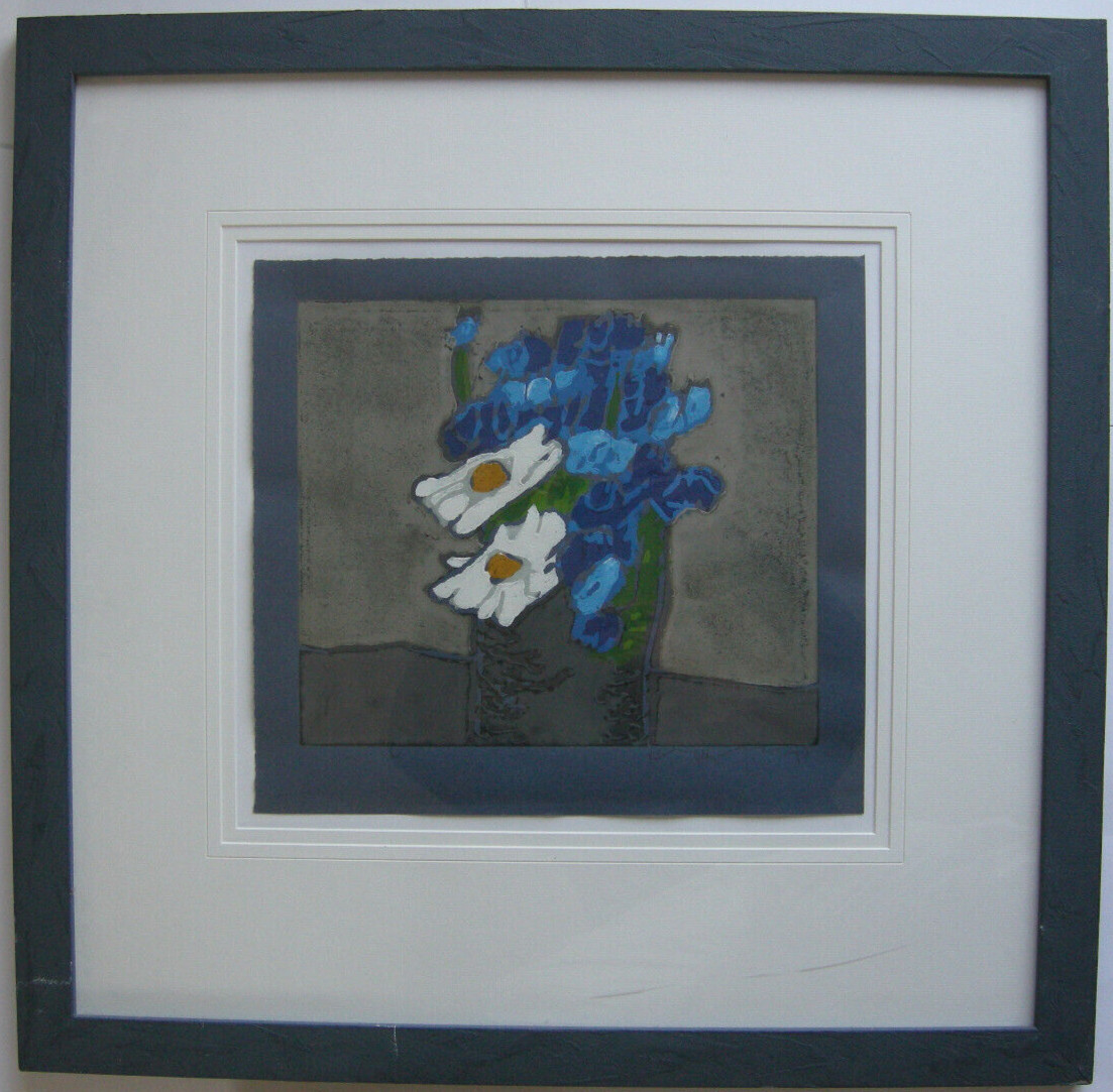Klaus Fussmann (1938) Figures Orig Etching 1981 Signed Trial Print