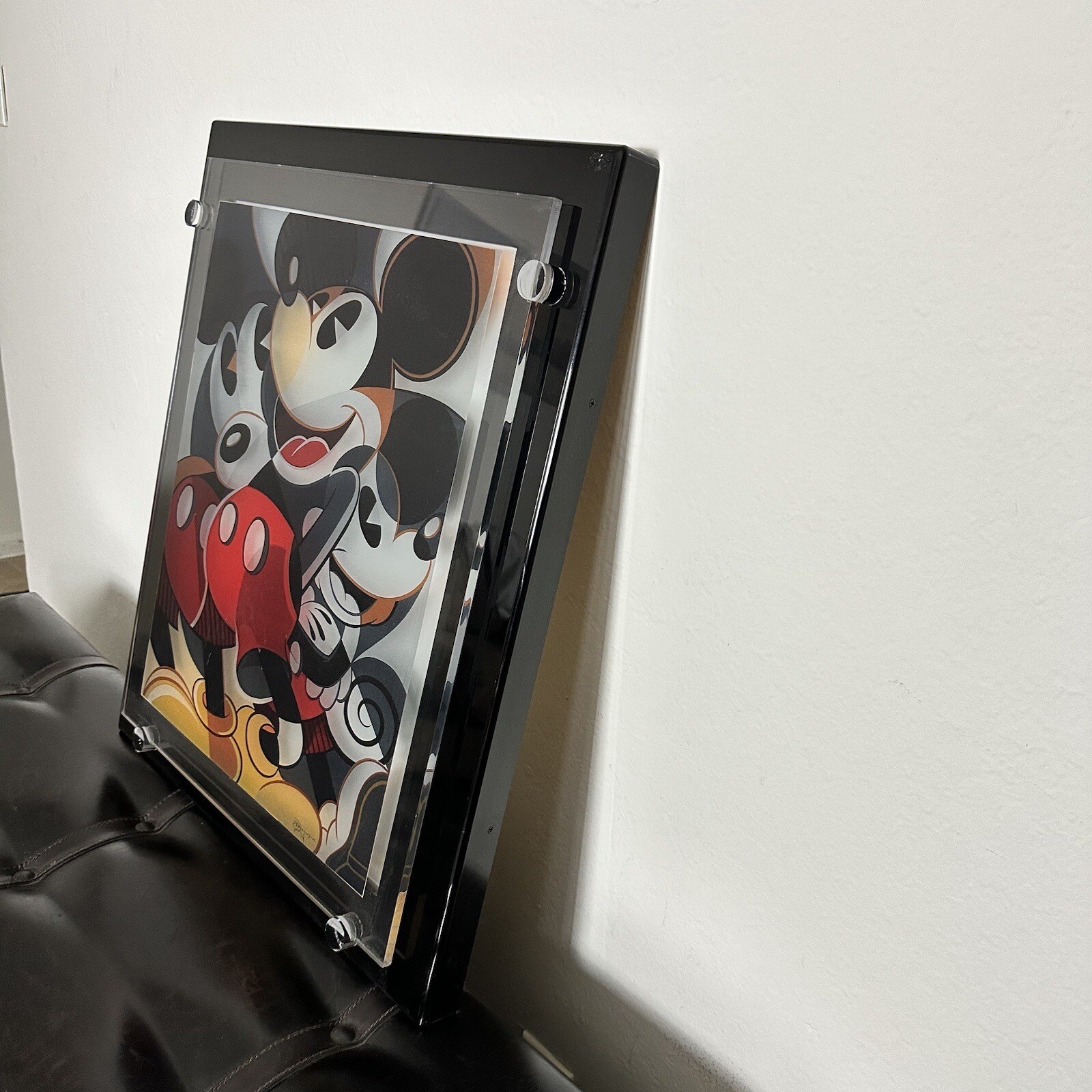 Tim Rogerson Mousing Around #1 Mickey Mouse Disney Pop Art Framed Lights Up