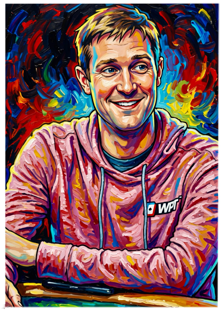 BRAD OWEN * Professional Poker Player * POKER * Illustrated Art Card * ATC ACEO