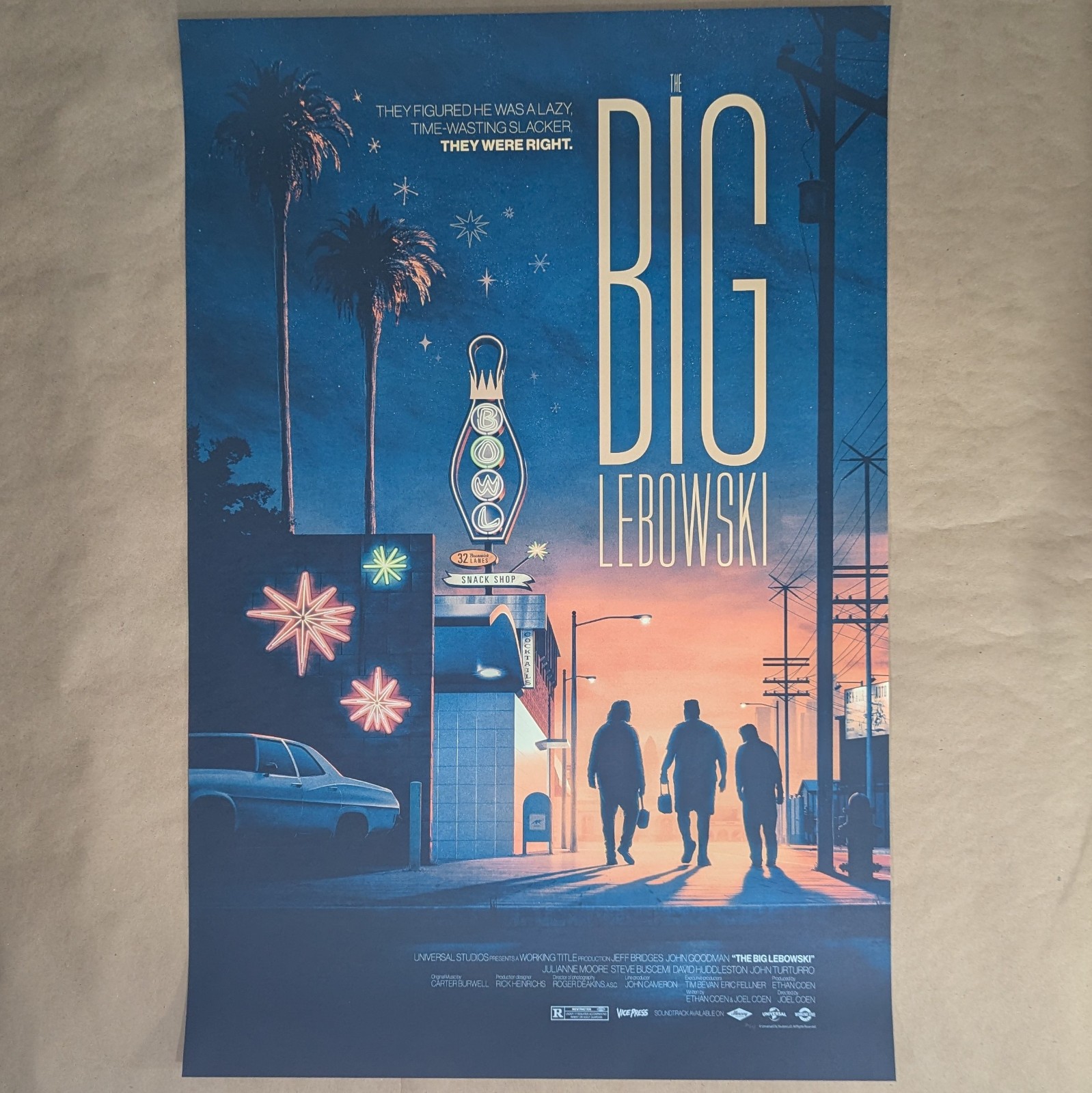 Matt Ferguson The Big Lebowski Art Print Poster LE175 Vice Press BNG Mondo