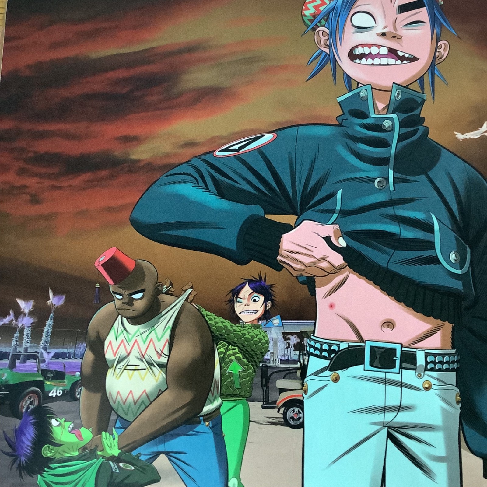Gorillaz Band Poster Print “Aries” Song Machine Professional Inkjet Paper 14×10
