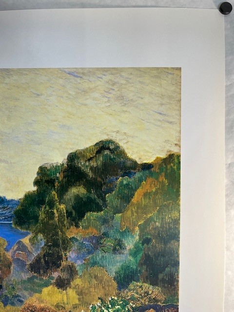 Paysage de Martinique by Paul Gauguin-New/Old Stock Vintage Print, Italy 1989