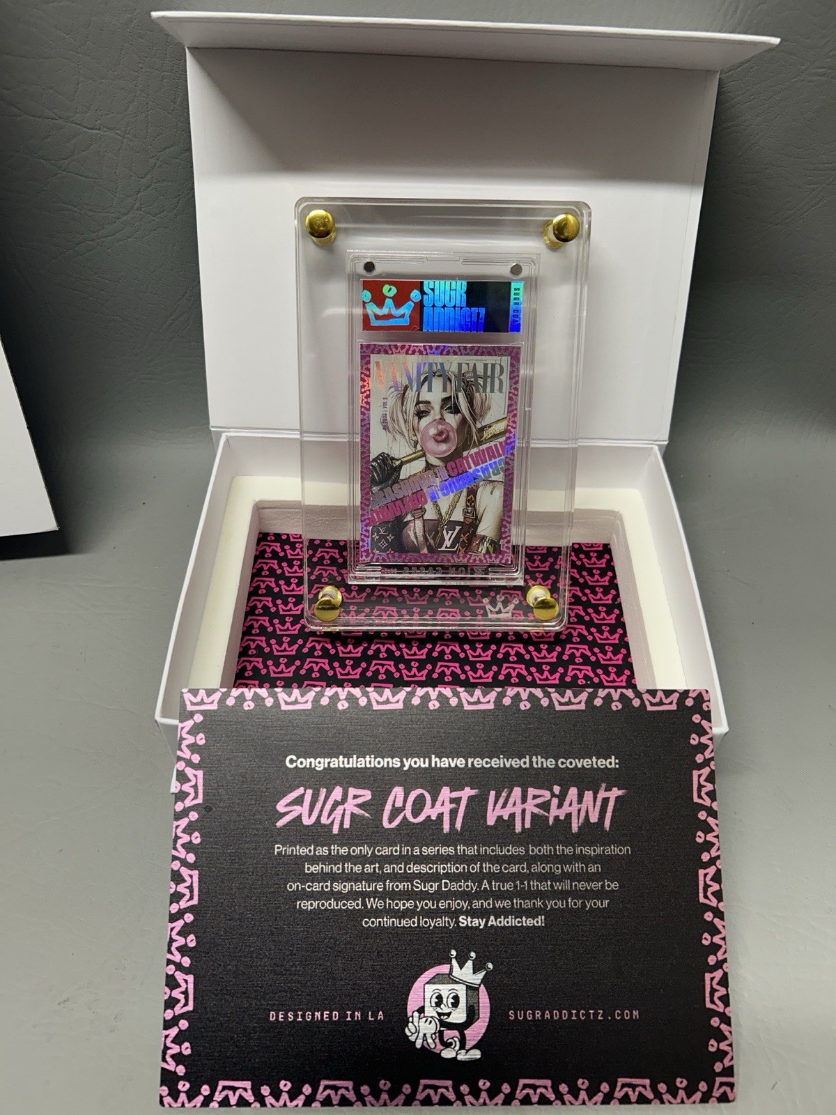 Sugr Addictz 1/1 Harley Quinn Sugar Coat Variant Crashing The Catwalk