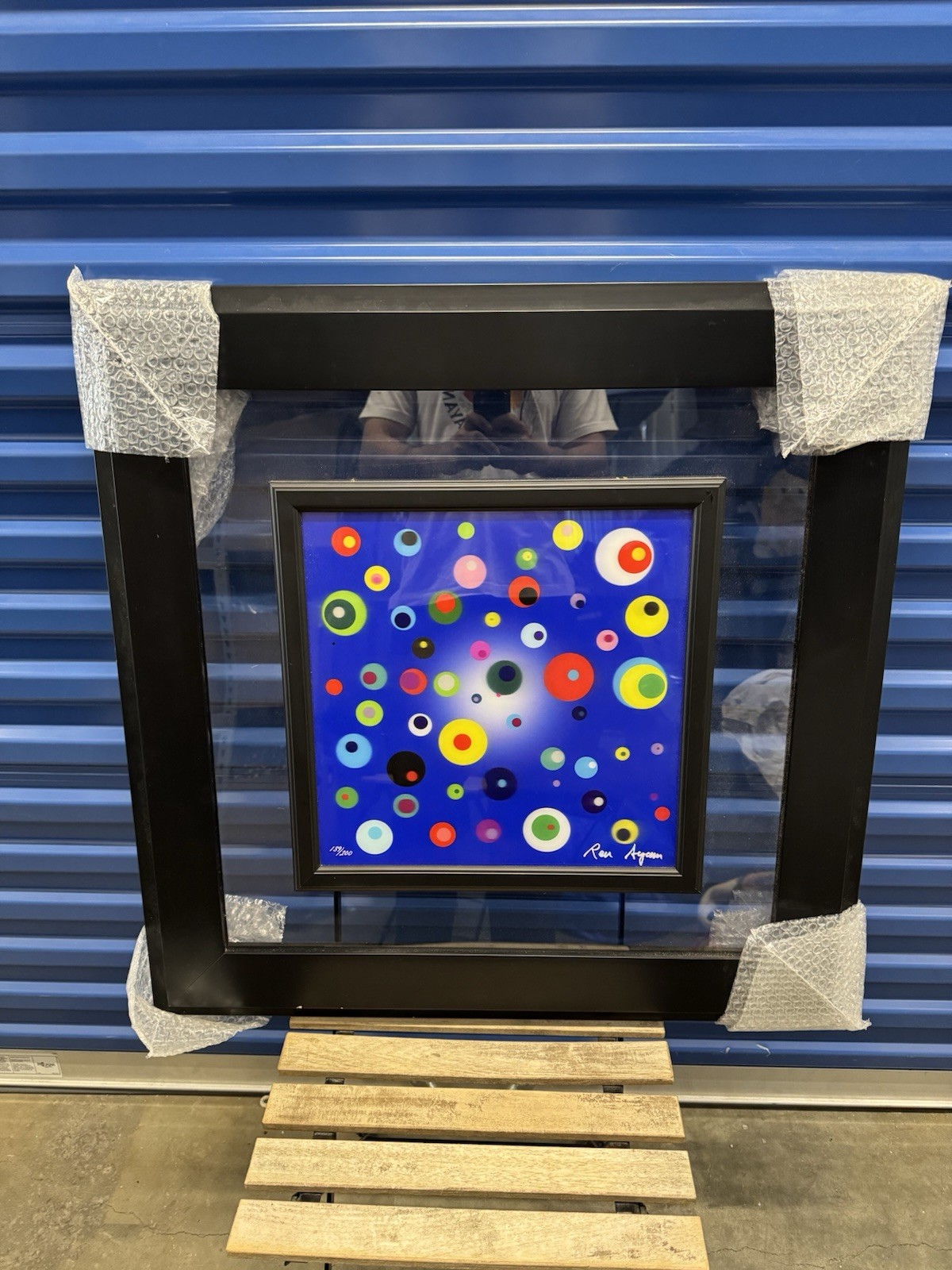 Ron Agam “Homage To Kandinsky” Lenticular Hologram SIGNED #/200 (son of Yaacov)