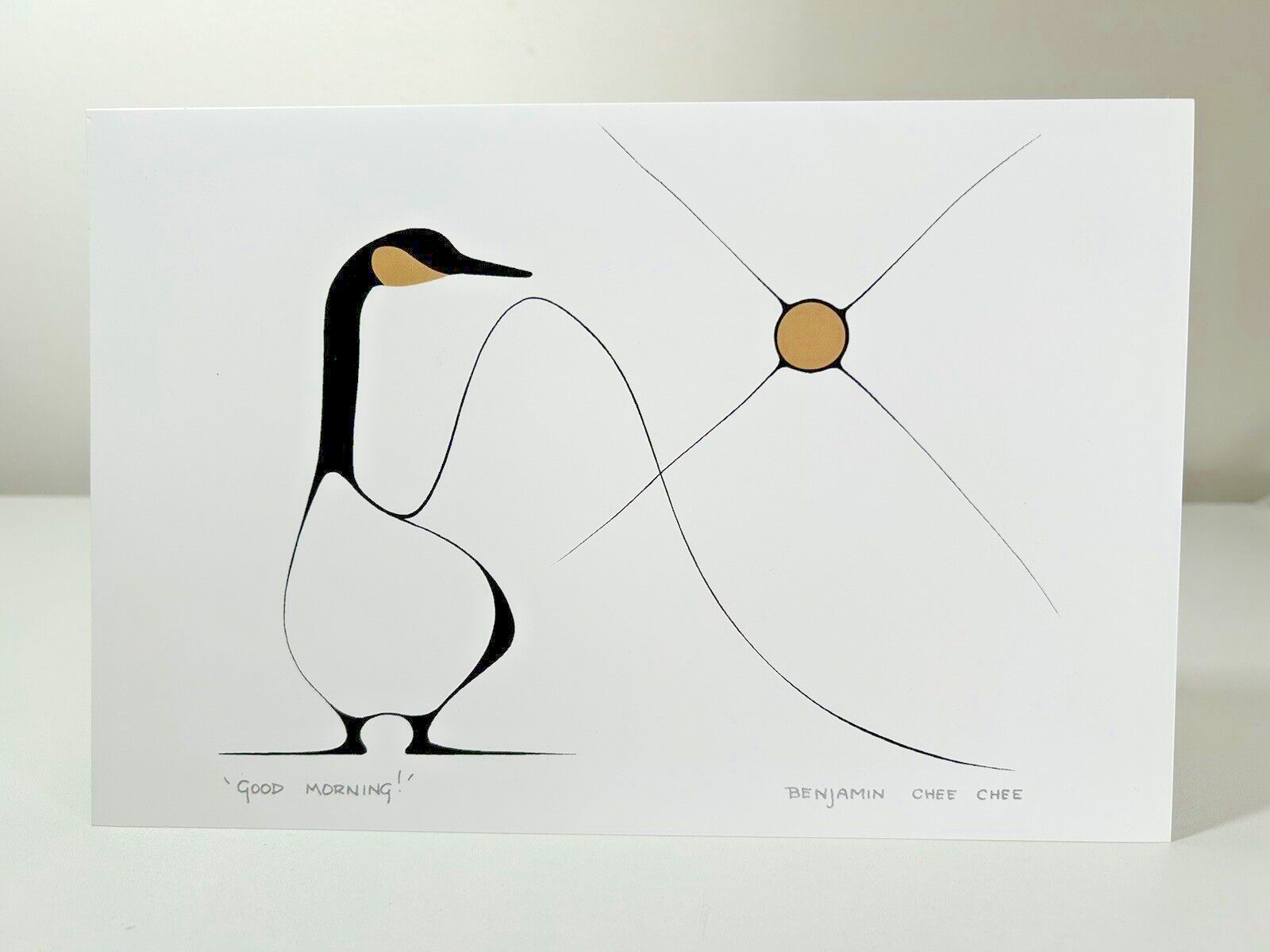 Contemporary Canadian Art Card No 9576 Benjamin Chee Chee Good Morning
