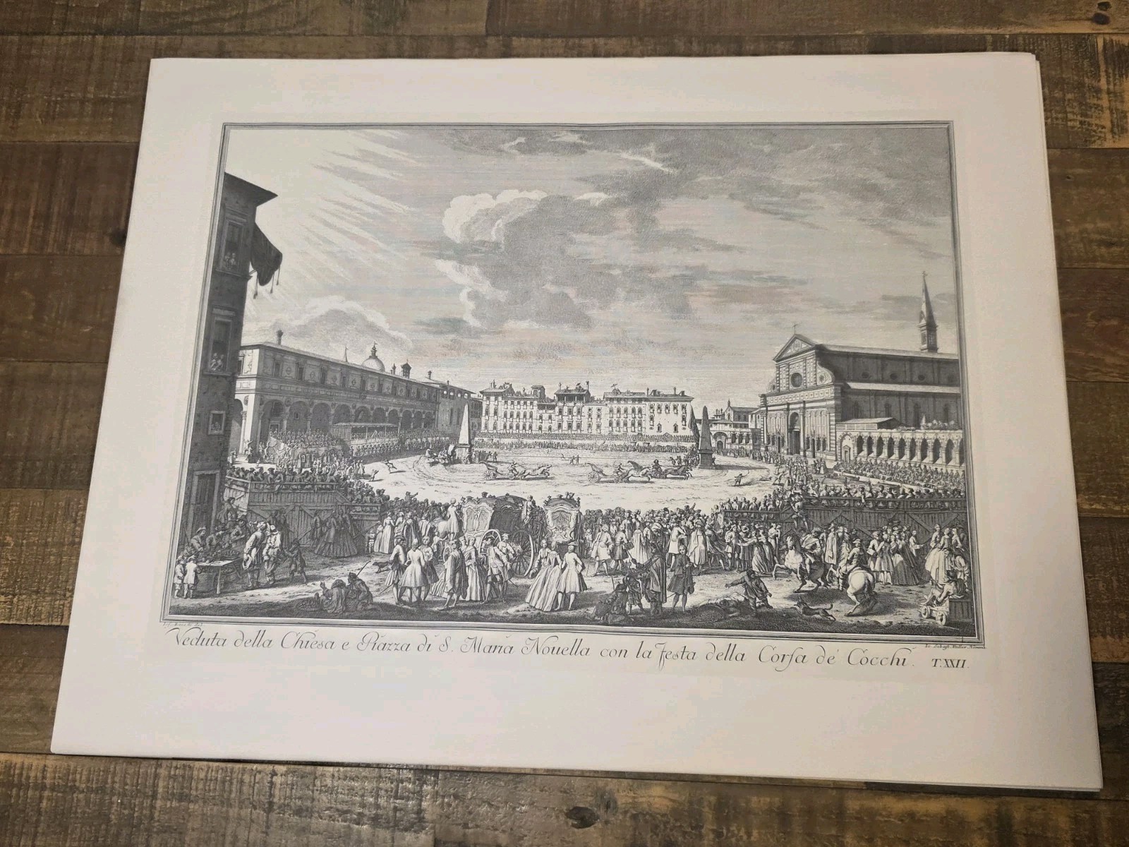 GIUSEPPE ZOCCHI (ITALIAN, 1711-1767) VIEWS OF FLORENCE Portfolio 1967 -24 Prints