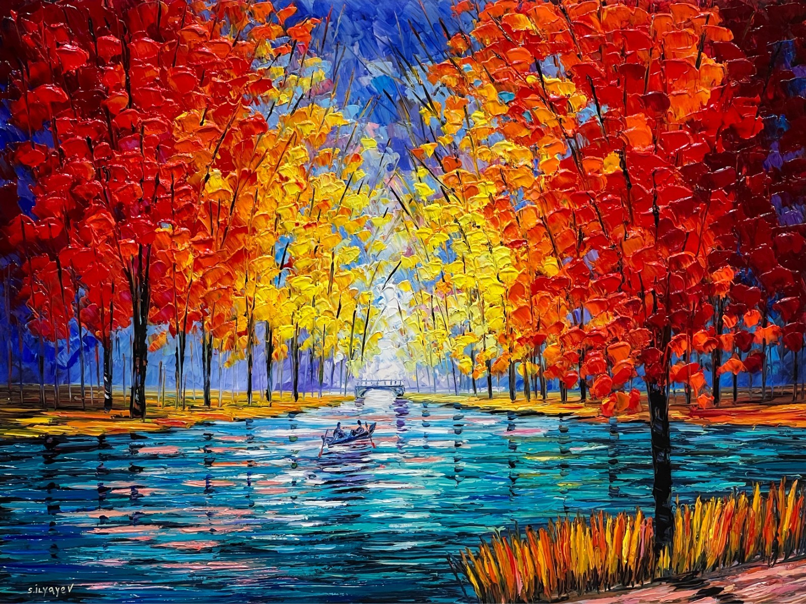 Slava Ilyayev – Heavily Embellished, Limited Edition Giclée on Canvas, 101×76 cm