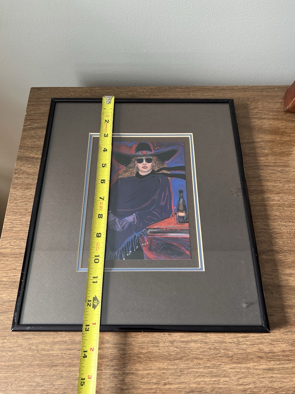 Art Print Mick Reber Licensed for Production Situation II Cowgirl 11×13 Framed