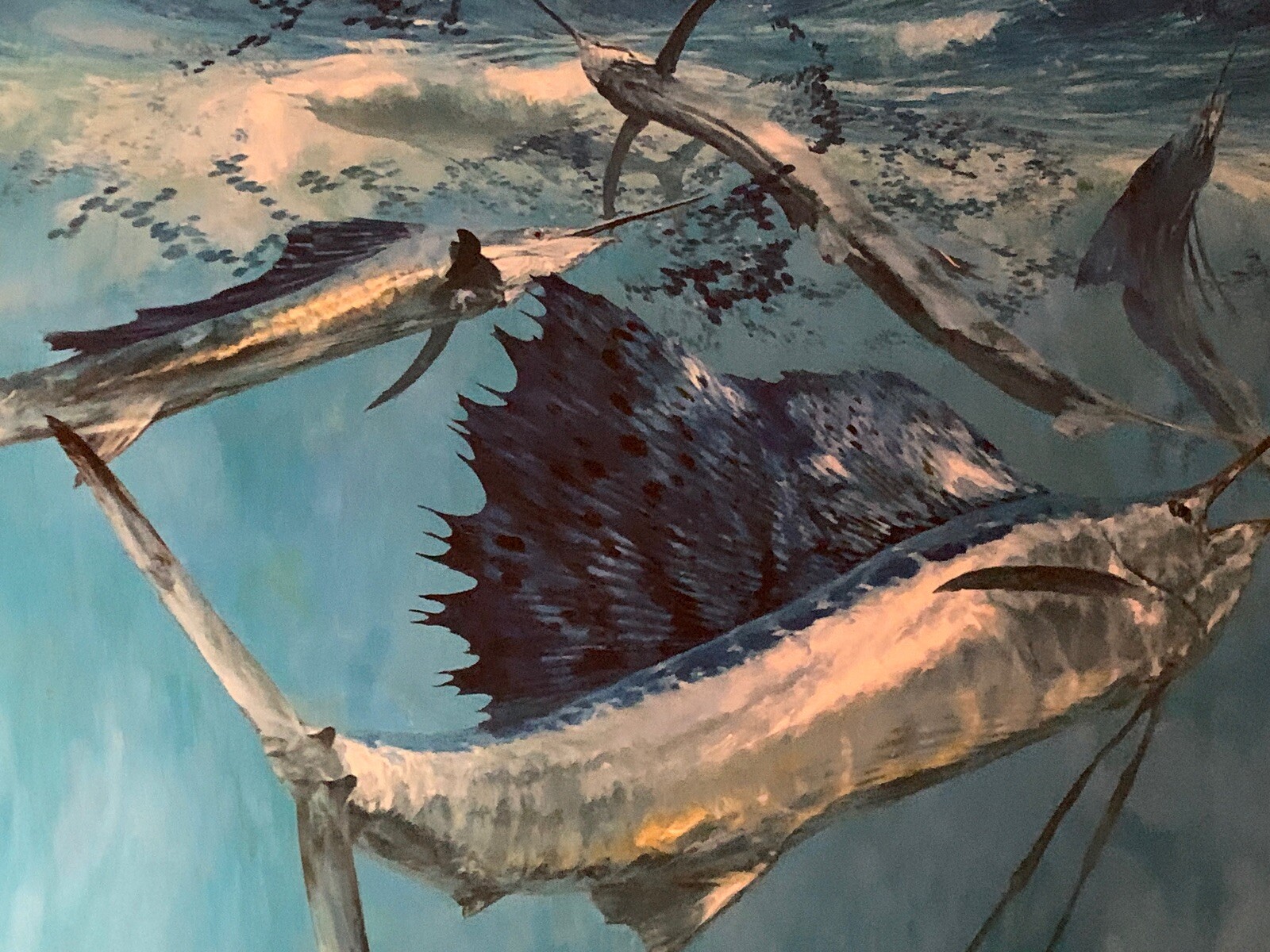 Stanley Meltzoff “Sailfish #22” Signed In Plate Lithograph Print 1987