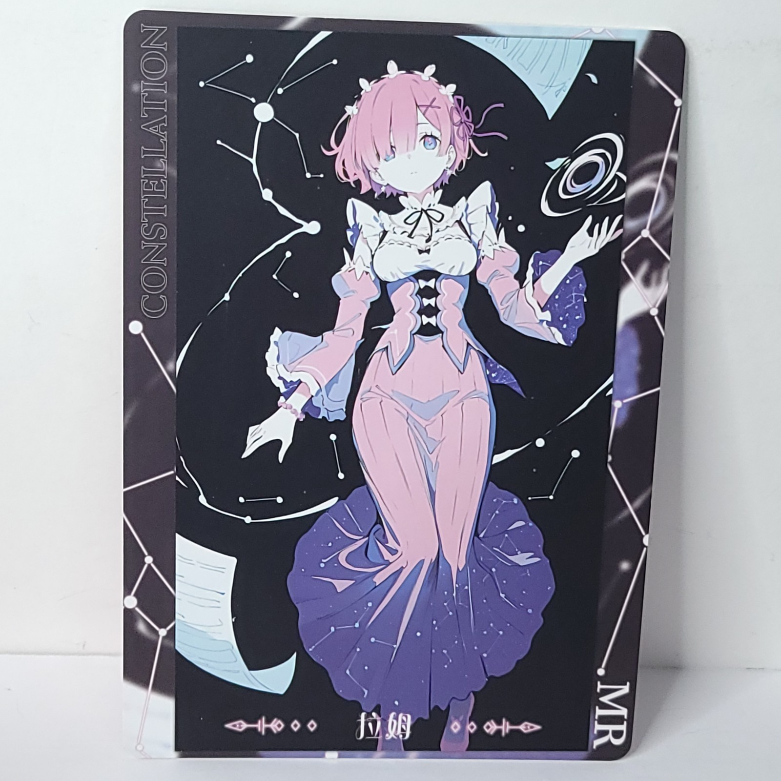 Ram Black Waifu Anime Card Constellation Girl Wall Art Oversized Board A5