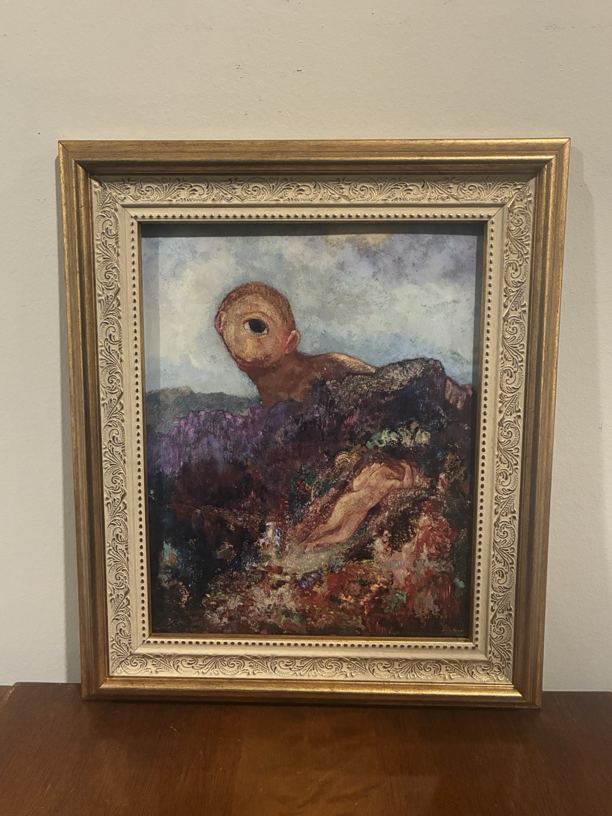 Cyclops & Galatea Odilon Redon Framed Print 11×13 Greek Mythology Wall Art