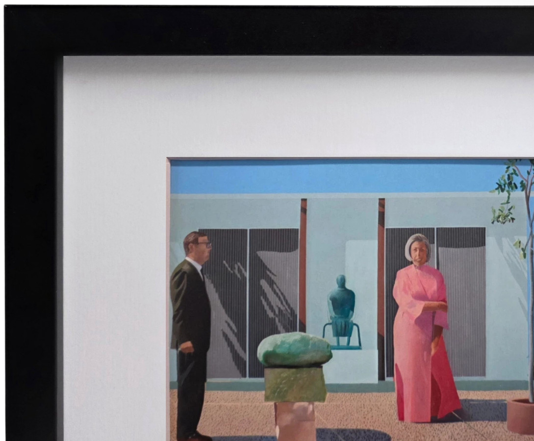 DAVID HOCKNEY American Collectors Fred and Marcia Portrait Modern Art Print