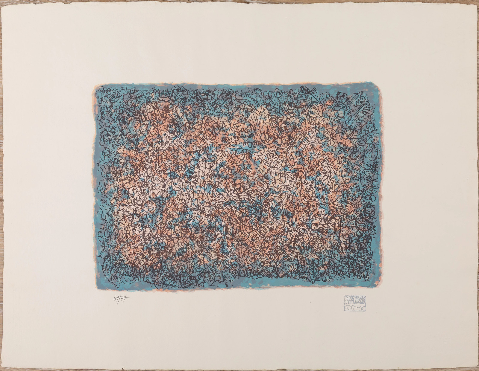 Mark TOBEY Blue Reverie – Original Signed Serigraph