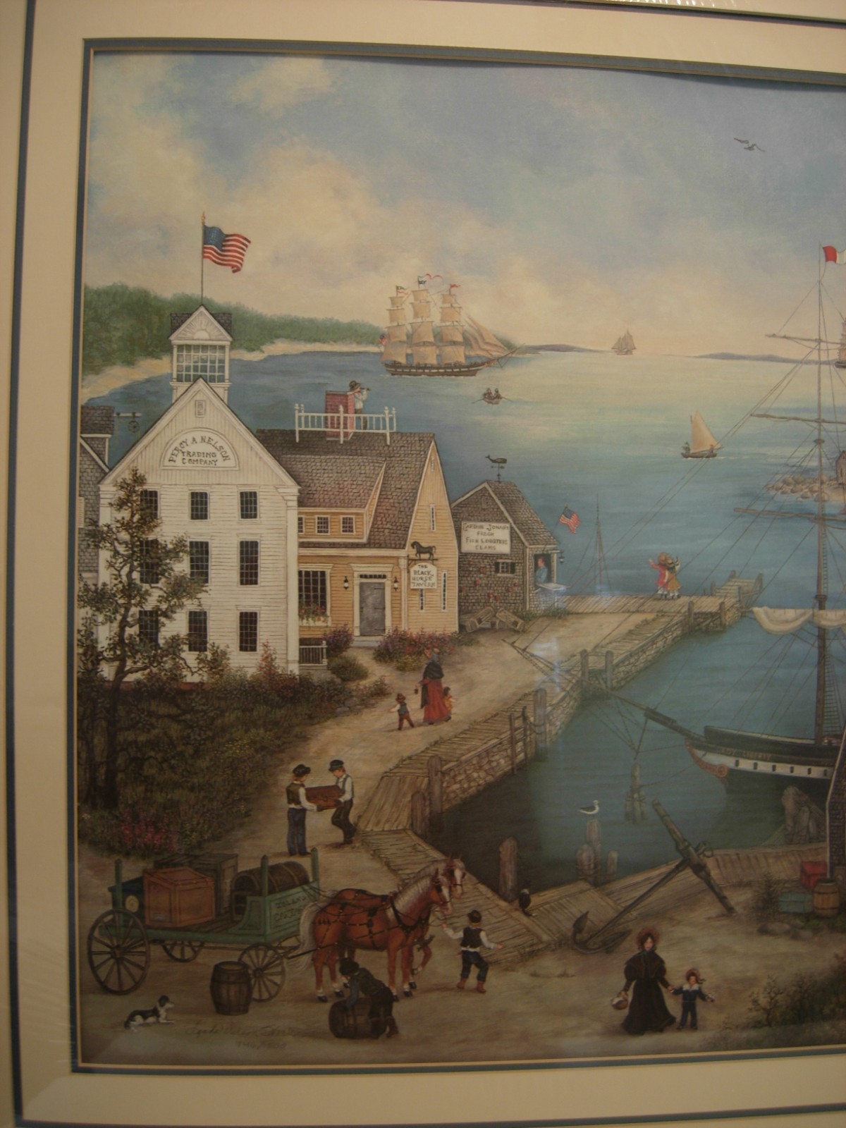 Linda Nelson Stocks “Memories Of Nantucket” signed and numbered