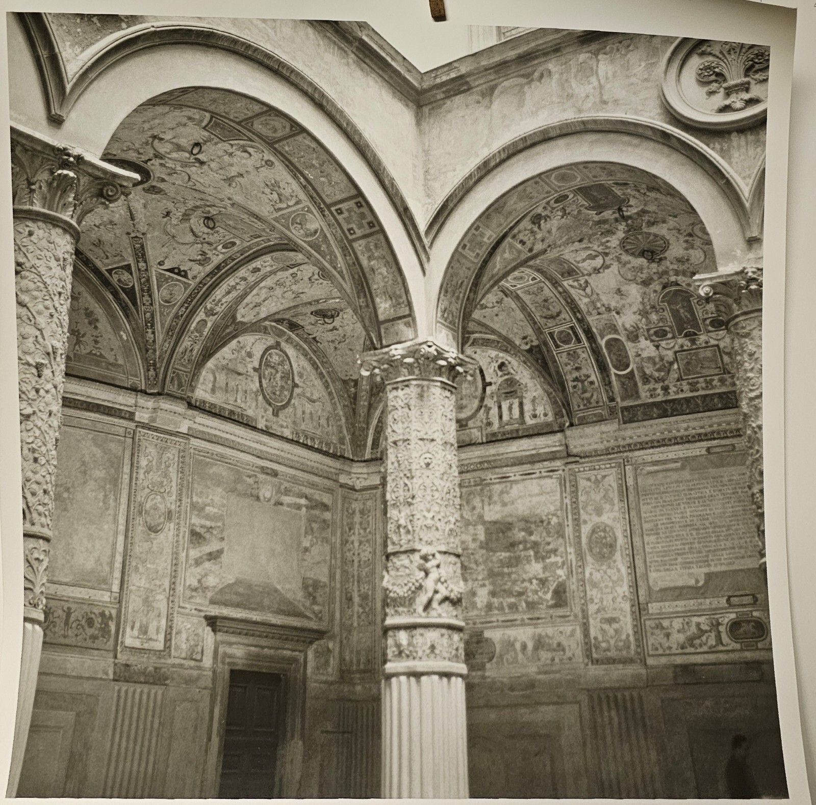Palazzo Veccio Florence Italy Large Format Monochrome Suzanne Lee OOAK Print