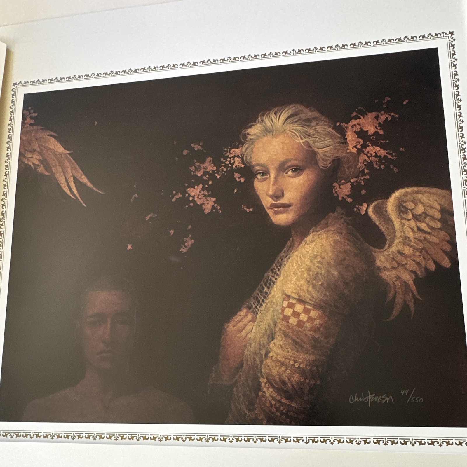 Men and Angels by James Christensen Paper Print signed by artist and numbered
