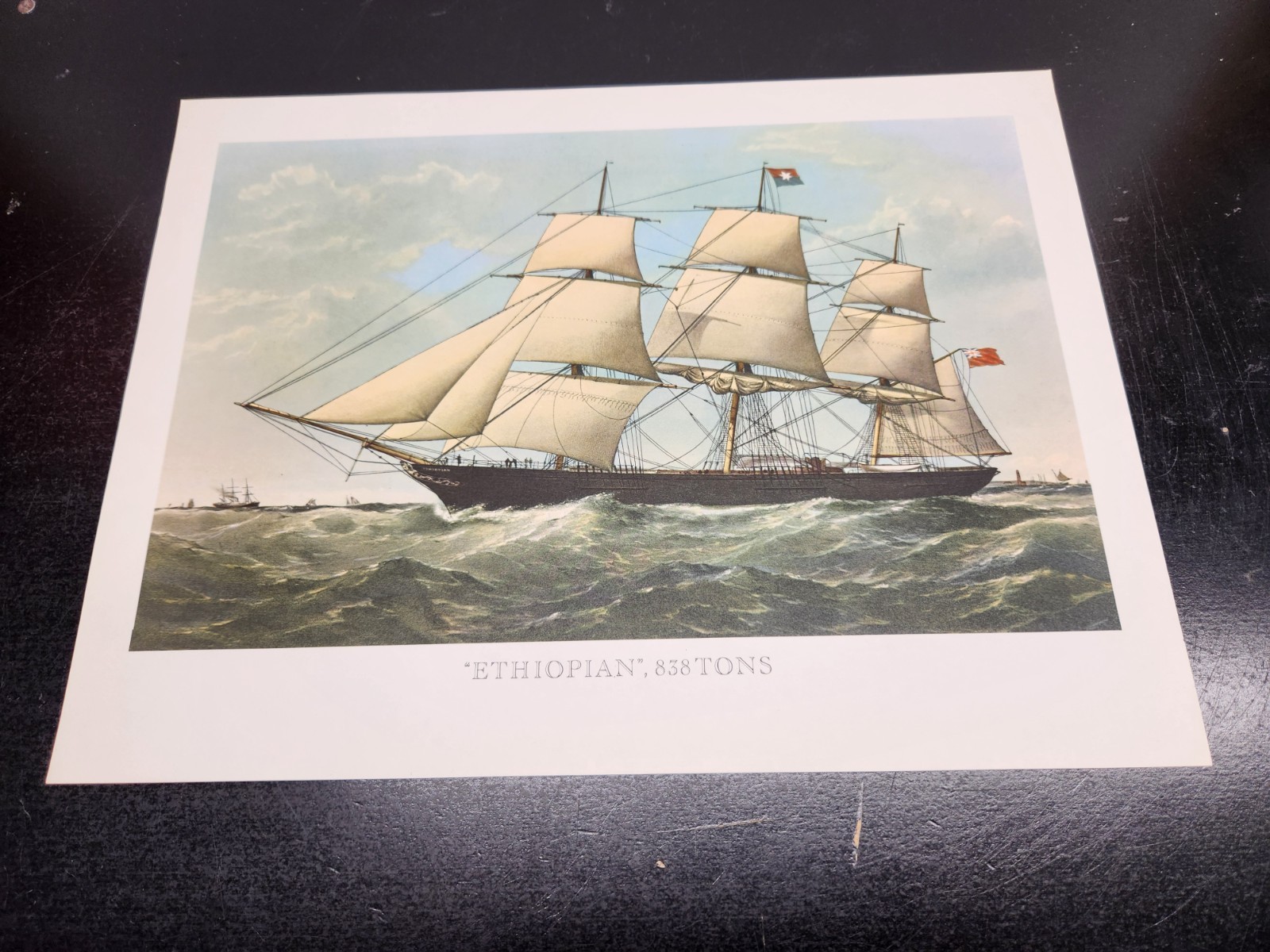 ‘Ethiopian’, 838 Tons Tall Ship Print – 12 x 16 Inches