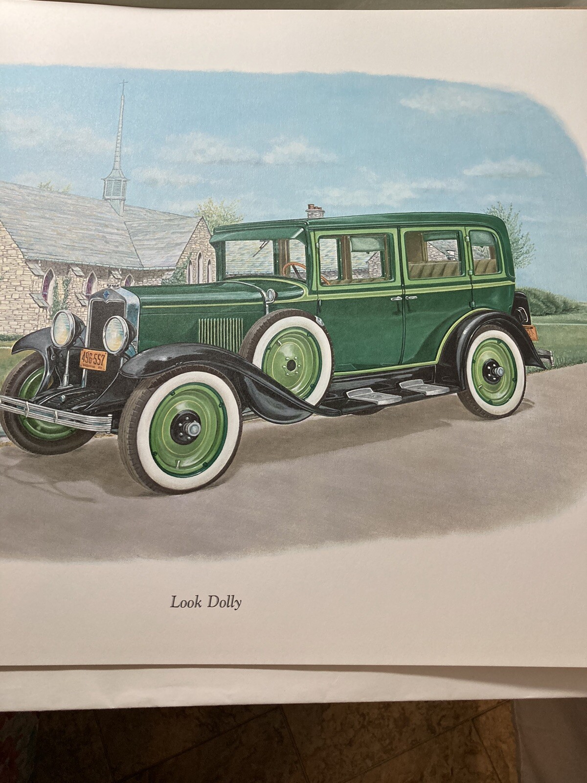 LOOK DOLLY a Fine Art Lithograph by C. DON ENSOR 1978 signed multi-color