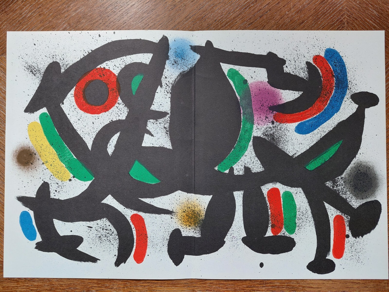 Joan Miro – Original lithograph “Composition VIII”. Mourlot, Paris, 1972