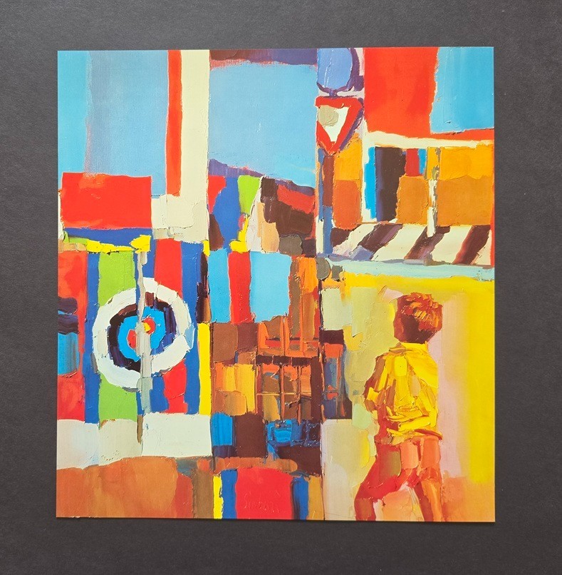 Nicola Simbari “The Gate” Mounted Limited Ed. Print 1975