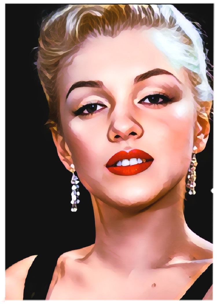 MARILYN MONROE * Fun Novelty * CELEBRITY * Illustrated Art Card * ATC ACEO