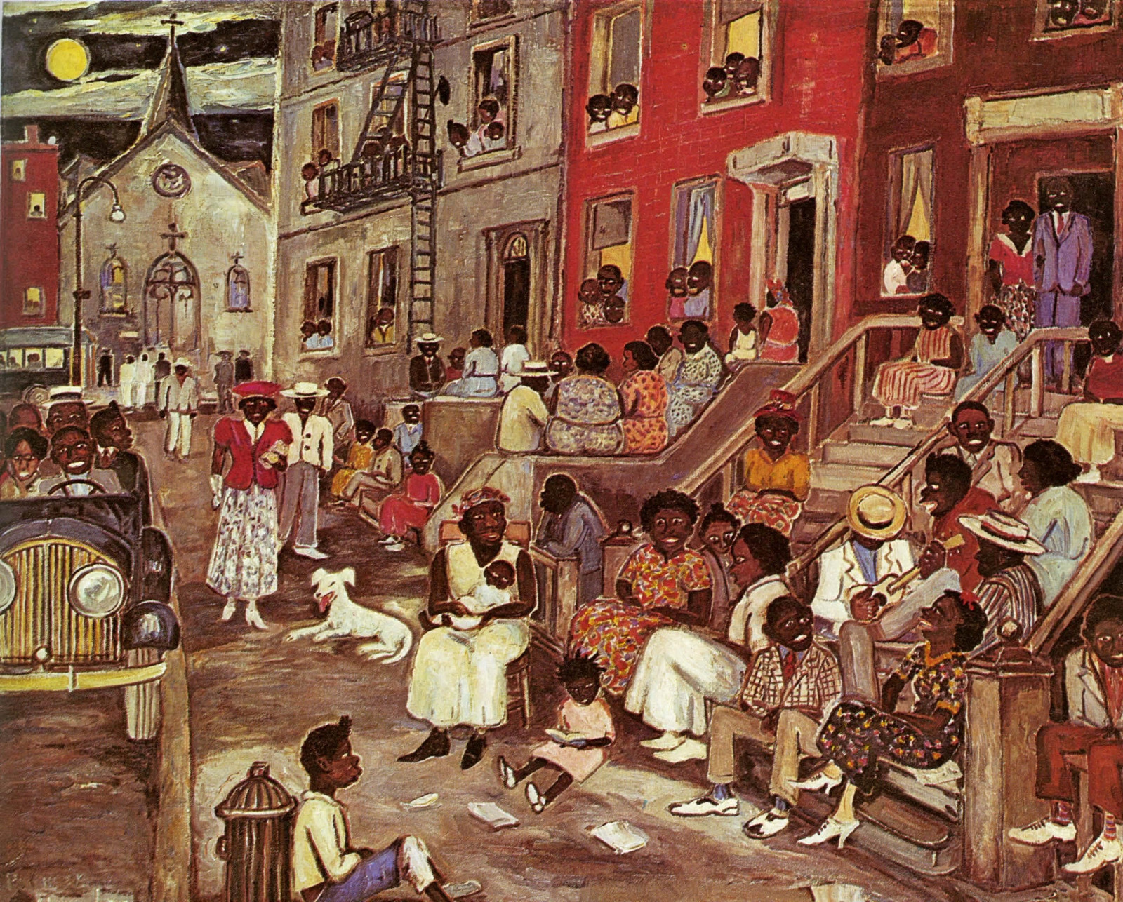 Hayden Palmer – Harlem Midsummer Night (1938) – 17″ x 22″ Fine Art Print