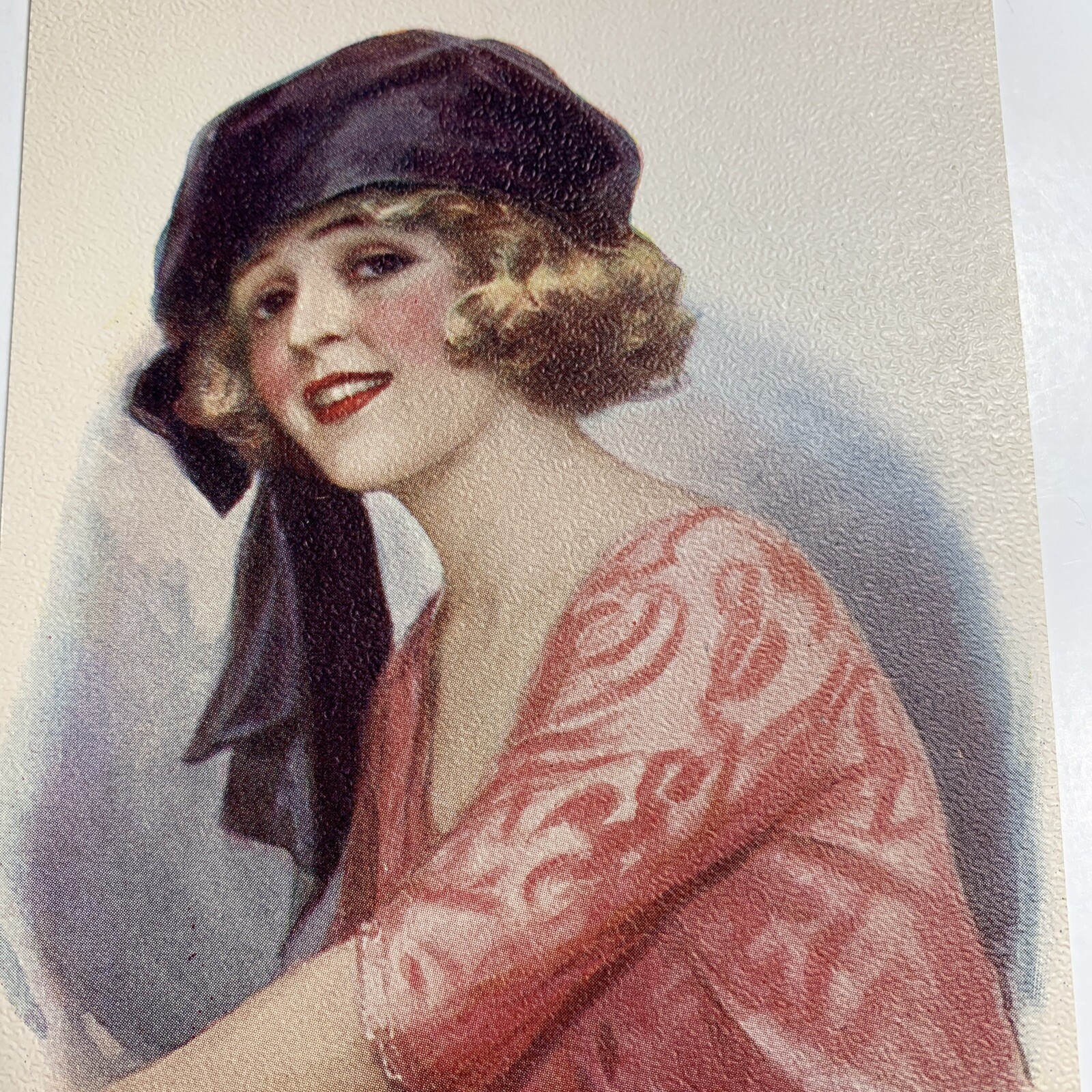 Original Pin Up Flapper Girl Musselman art Print C 1920 Jazz Age Saucy Girl
