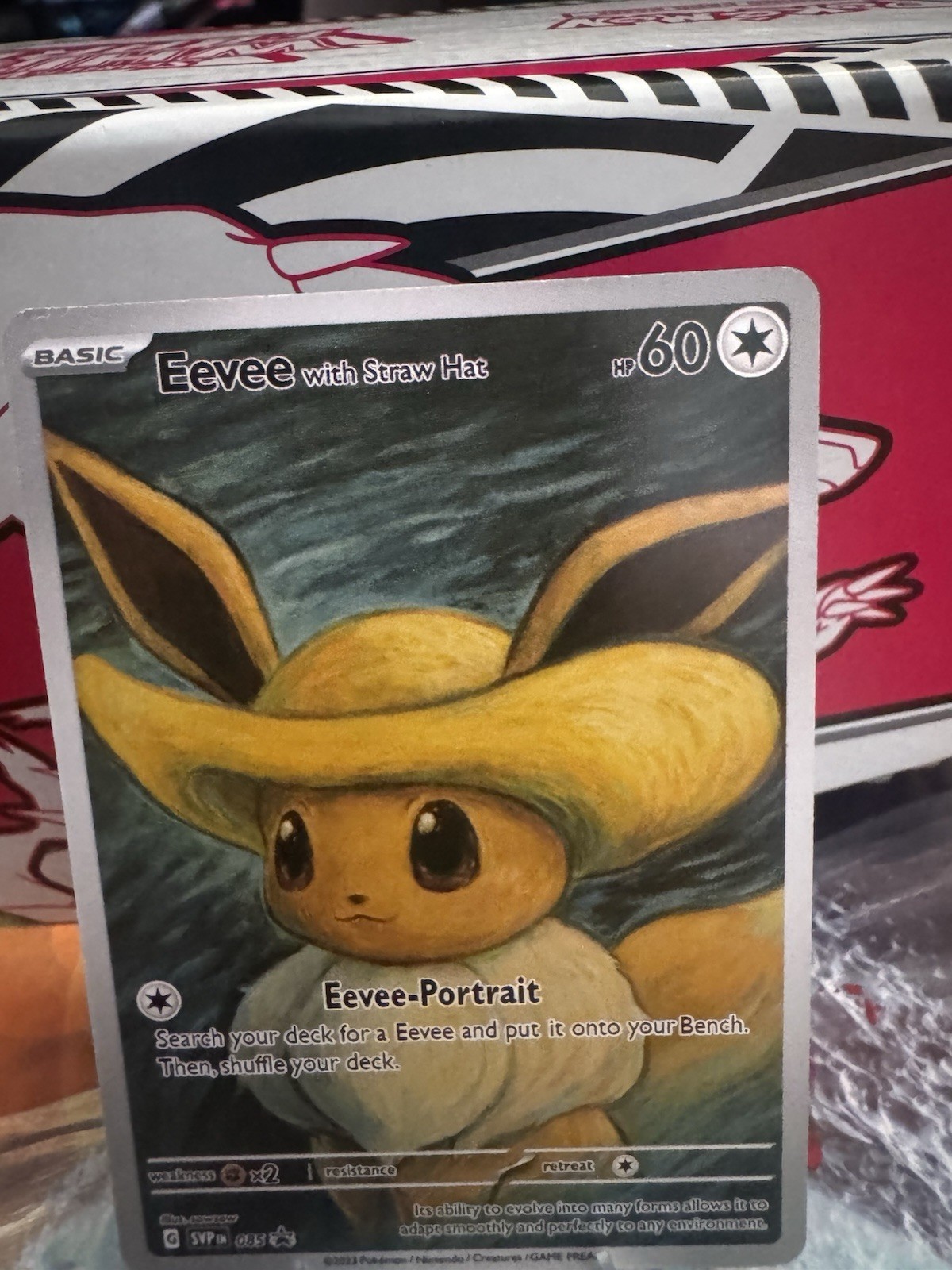 Eevee Straw Hat Inspired Custom Art Print Anime Collectible Not Official