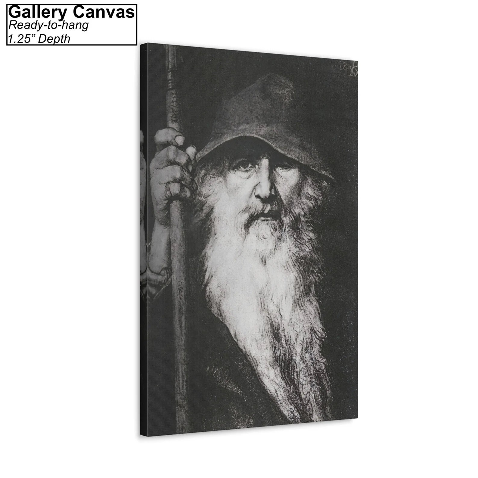 Odin in the Guise of a Wanderer by Georg von Rosen Canvas/Poster Wall Art