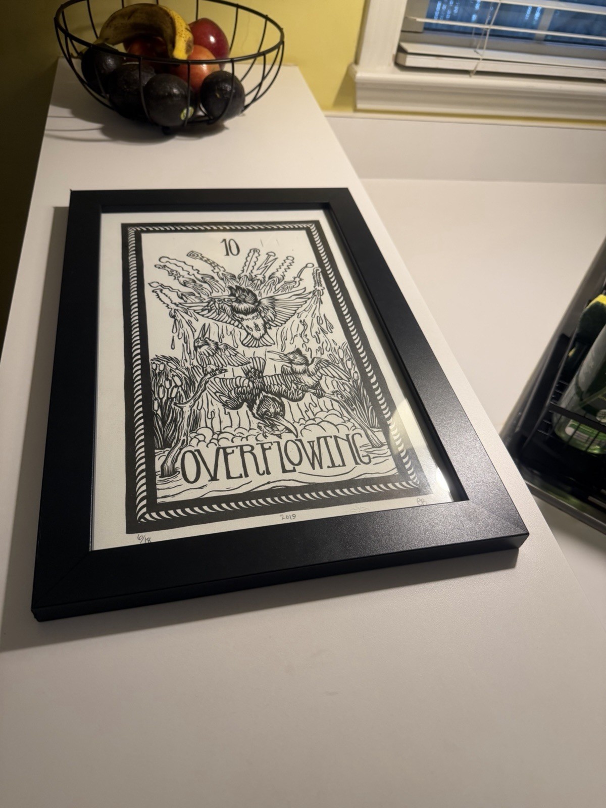 The Brady Tarot Rare Signed And Numbered Print Framed 10 First Edition 2019