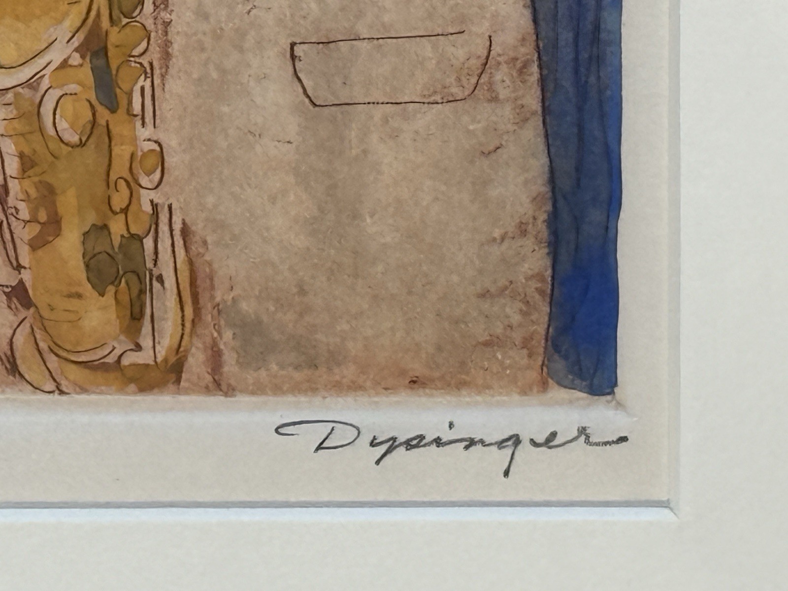 1995 Susan Dysinger Sarah Vaughan Jazz Colored Etching Aquatint Signed #14/100