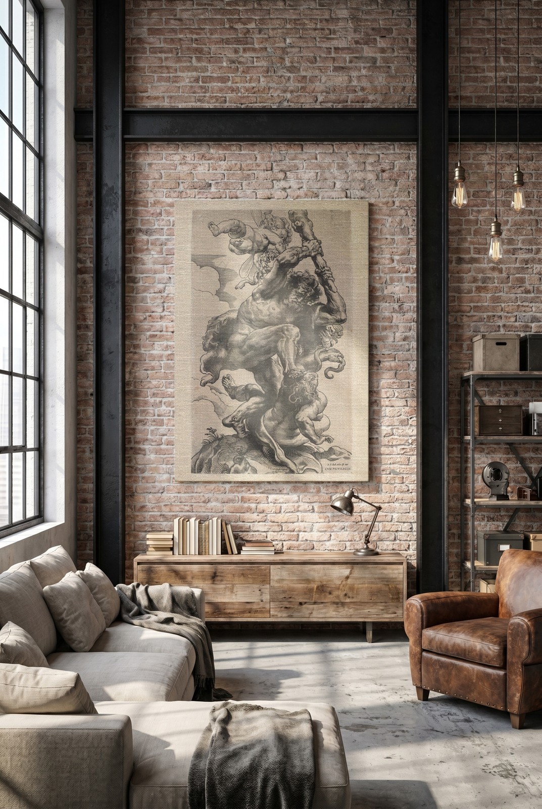 Peter Paul Rubens – Hercules Overcomes Envy – Art Print on Paper or Canvas
