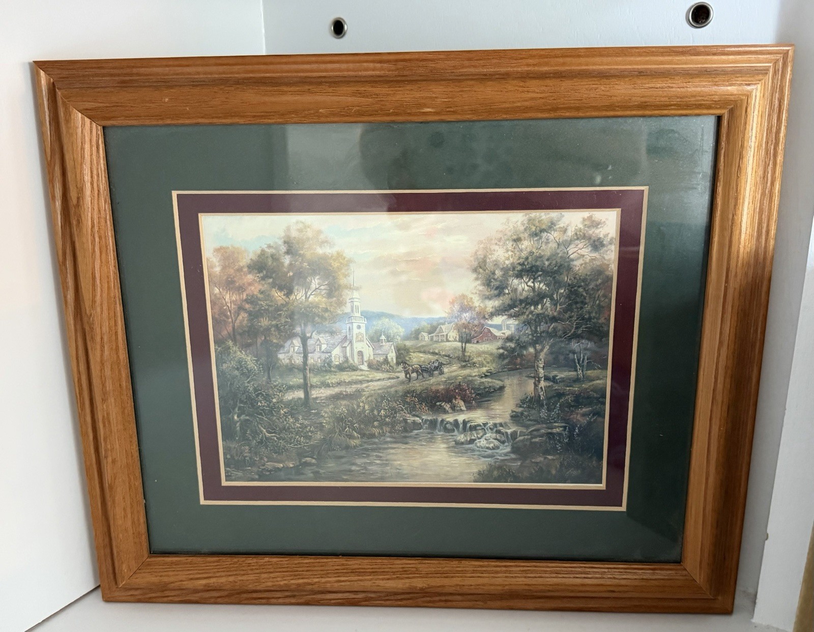 Framed Print By Carl Valente “Vermont’s Colonial Times”