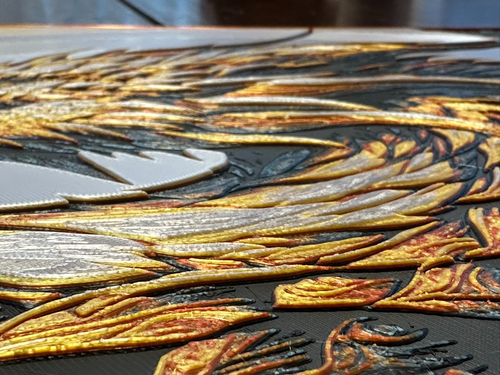 Ember’s Fury – 12 inch Holographic Multicolor – Premium Version – Dragon 3D Art