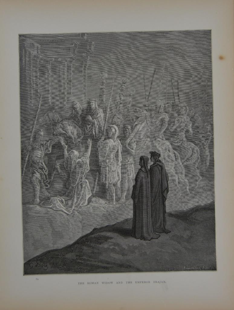 Antique Gustave Dore Occult Hell Purgatory and Paradise Dante 1880 Original