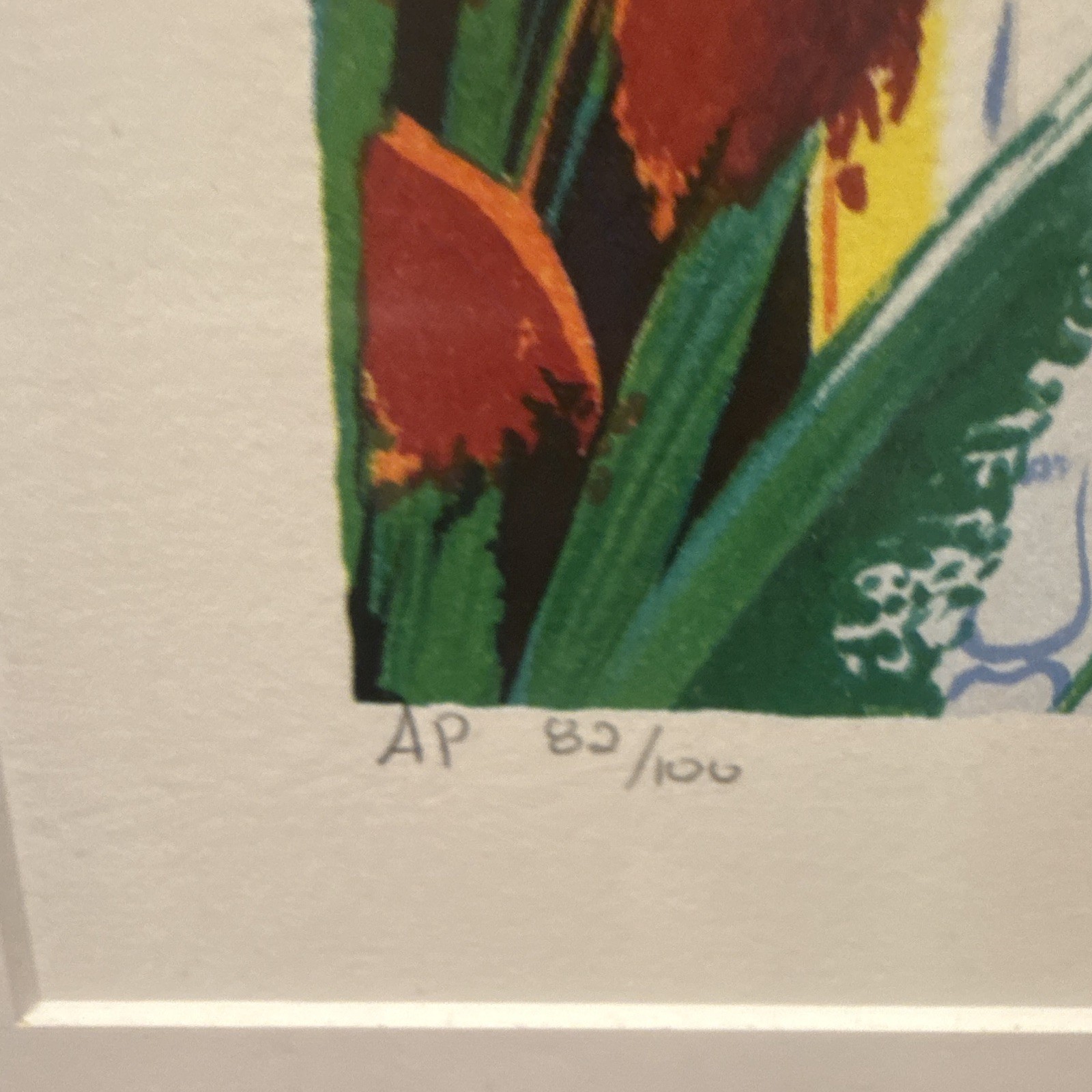 Emile Bellet Signed Artist Proof AP 82/100 Woman Seascape Print, Matted & Framed