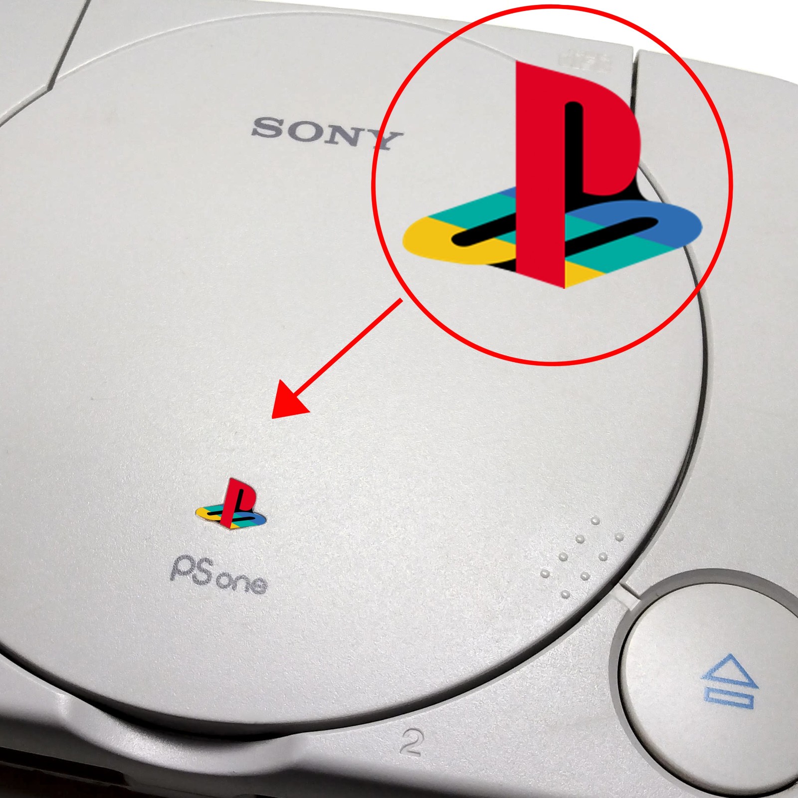 PlayStation Logo – Custom PlayStation 1 (PSOne) Console Lid Stickers – You Pick!