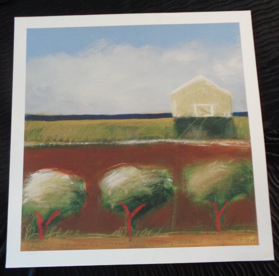 TJASA OWEN, CALIFORNIA Contemporary Modern 23/100 Limited Edition Landscape Art