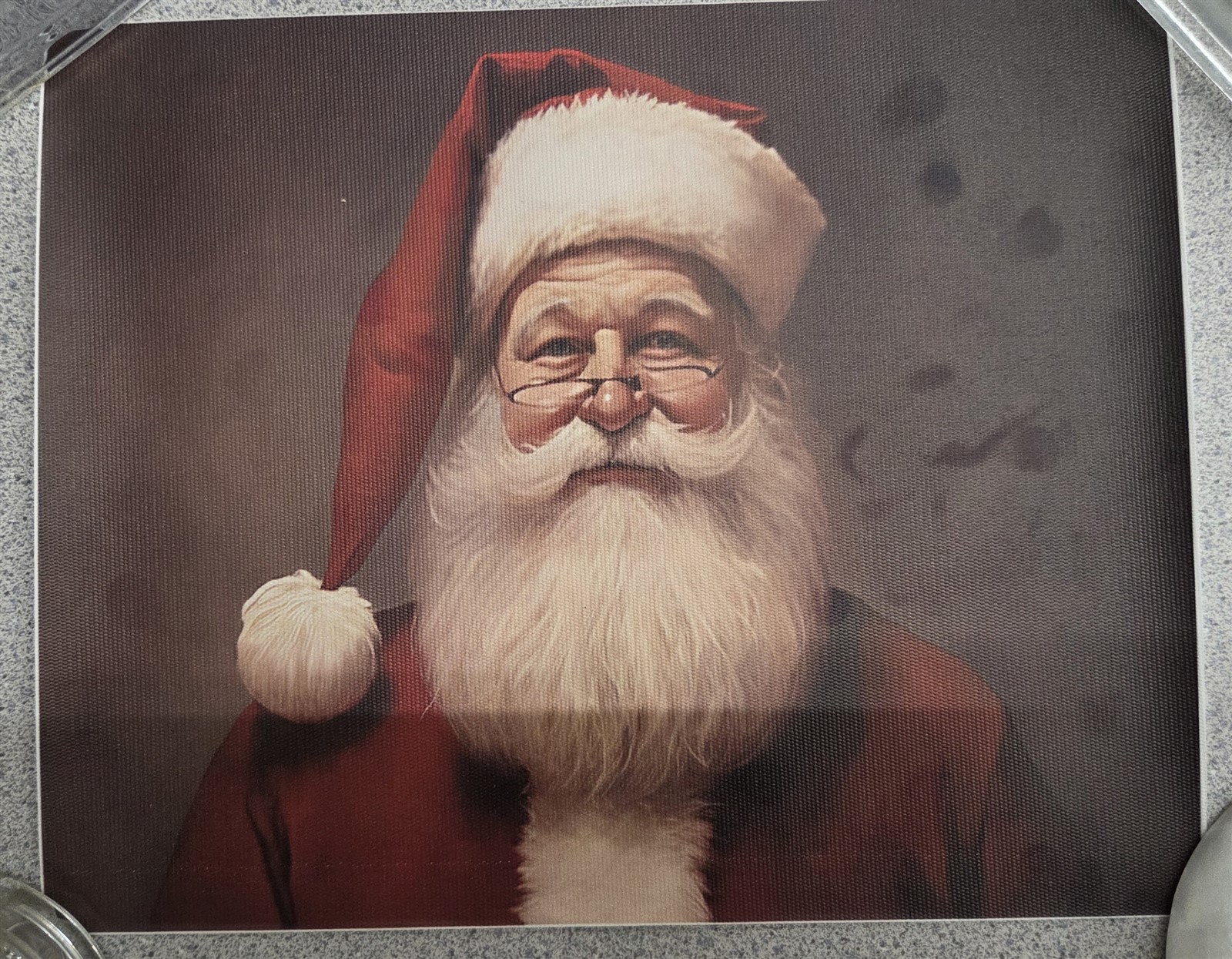 Victorian Trading Jolly Santa Saint Nick 8×10 Canvas Print 27M