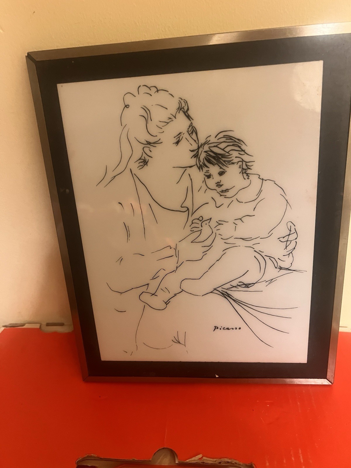 Mother and Child, a Study (Pablo Picasso) Blank 150 Page Lined