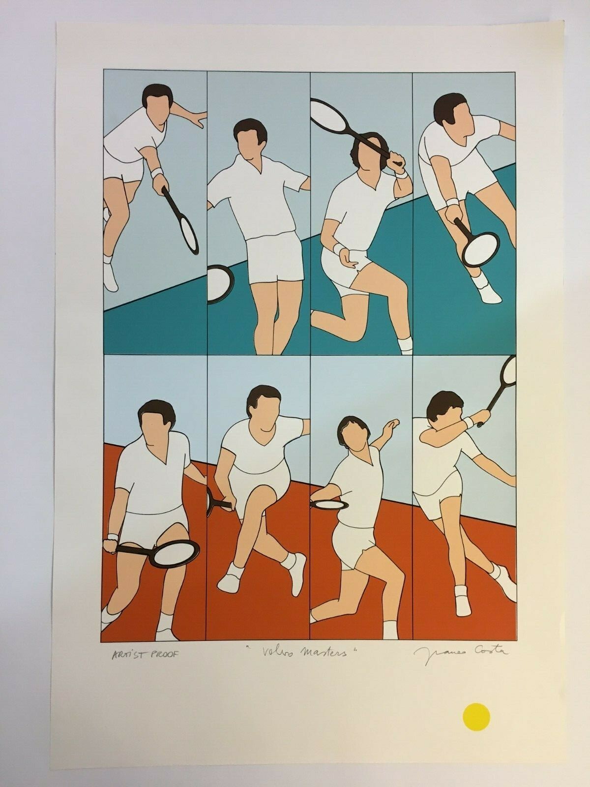 Franco Costa – Volvo Masters – Silkscreen – Signed – Artist Proof